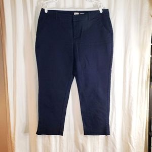 A New Day Navy Cropped Slacks 14